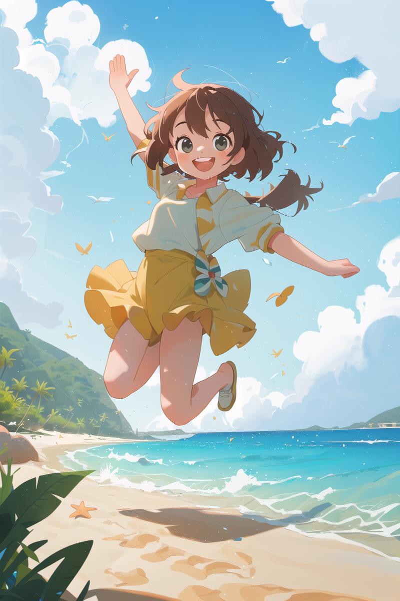 00171-3473073168-masterpiece,best quality,1girl,sandy beach,jump,smile,dynamic,lookin at viewer.png